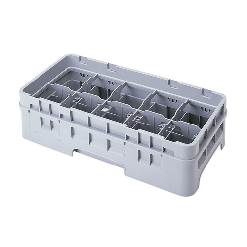 Cambro 10HC414151 Camrack Cup Rack With Soft Gray Extender Half Size - 5 Cases