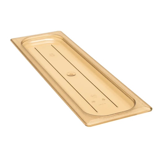 Cambro 20LPHPC150 1/2 Size Amber Cover - 6/Case