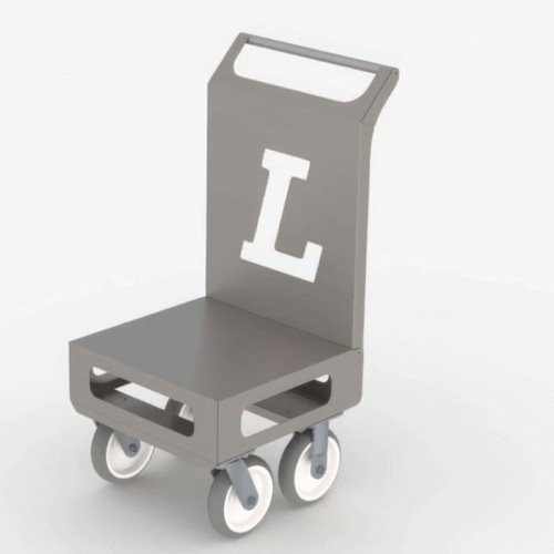 Lakeside 155048 300 Lbs. Stainless Steel Handcart and Dolly Sprinter Cart