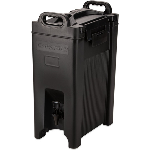 Carlisle XT500003 5 Gallon Black Beverage Server