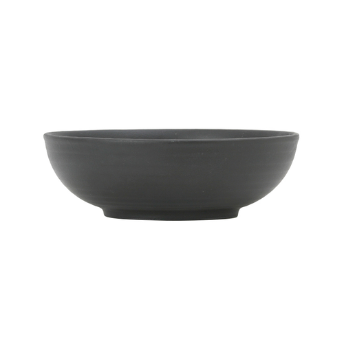 Tuxton VBB-260Y 7-1/8" 26 Oz. Porcelain Black Round Bowl (1 Dozen)