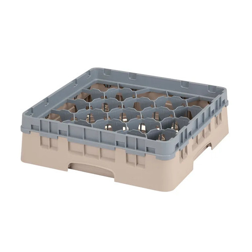 Cambro 20S318184 Camrack Glass Rack With Soft Gray Extender - 5 Cases