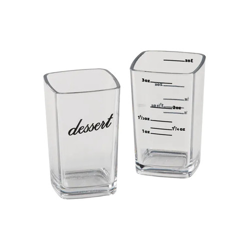 Cambro DG3CW135 Camwear Dessert Glass 3.4 oz. 2-2/7" x 3" - 72/Case