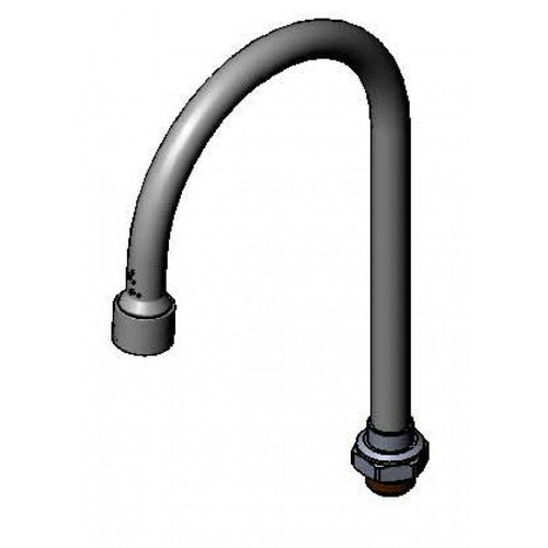 T&S Brass 133X-LAM-VR Nozzle swivel 10-5/16"H 5-3/4" spread gooseneck