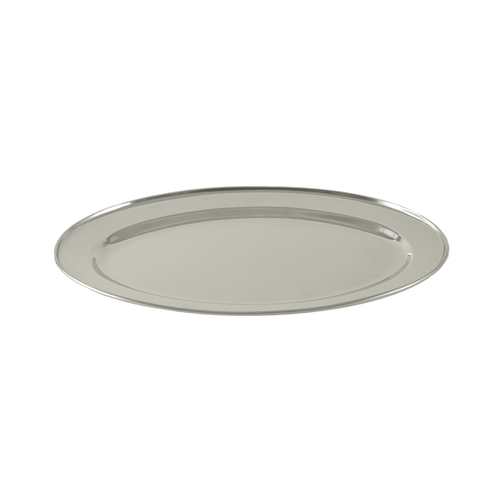 CAC China SSPL-16-OV 16" L Stainless Steel Oval Platter (40 Each Per Case)