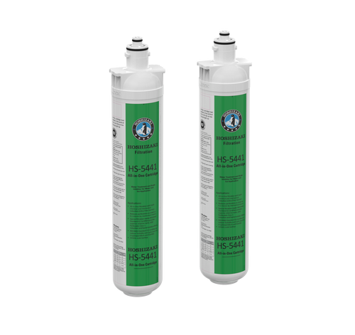 Hoshizaki HS-5441 Replacement All-In-One Filter Cartridge 0.1 Micron Ultra-Filtration Membrane for DWM-20A - Pack Of 2