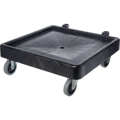 Carlisle C223603 Opticlean Glass Rack Dolly 350 Lb. Capacity Polypropylene Black
