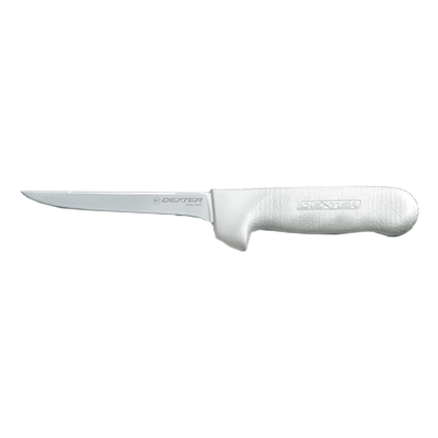 Dexter 1503 5" White Sani-Safe Boning Knife with Polypropylene Handle