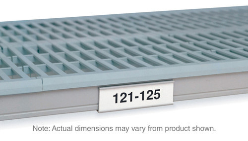 Metro 9989X5 Metromax I Label Holder 1" x 35 9/32" Plastic Fits 48" Shelf