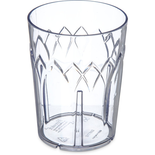 Dinex DXFT1207 12 Oz. Clear SAN Plastic Fenwick Tumbler (72 Each Per Case)