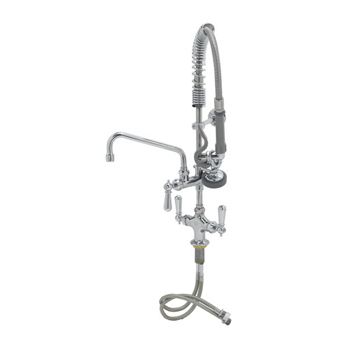 T&S Brass MPZ-2DCN-08-CR Mini Pre-Rinse Unit 8"