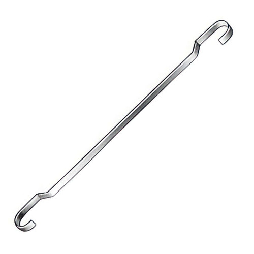 Lakeside 9902 21" W Adapter Bar for Utility Box on Tubular Carts