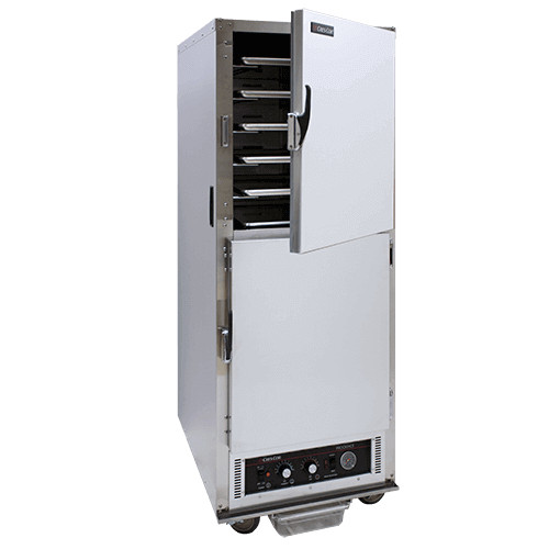 Cres Cor H135WSUA11 25.75" W Stainless Steel One Compartment Insulated Mobile Heated Cabinet with Humidity - 120 Volts