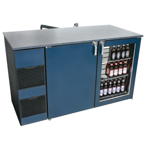 Glastender CP1FB84 84"W Three-Section Solid Door Cooler