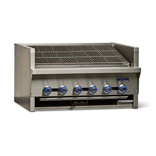 Imperial IABR-36 36" Gas Countertop Steakhouse Charbroiler - 120,000 BTU