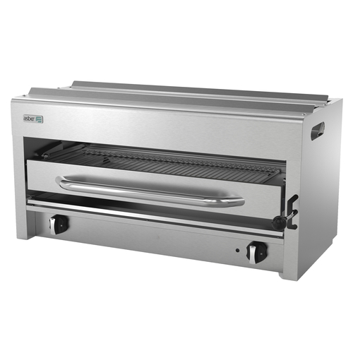 Asber AESB-36-NG 36" W Stainless Steel Natural Gas  Salamander Broiler - 20,000 BTU