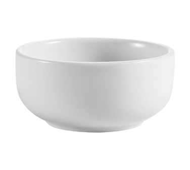 CAC China KRW-5 12 Oz. Super White Porcelain Round Accessories Rice or Soup Bowl (3 Dozen Per Case)