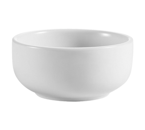 CAC China KRW-5 12 Oz. Super White Porcelain Round Accessories Rice or Soup Bowl (3 Dozen Per Case)