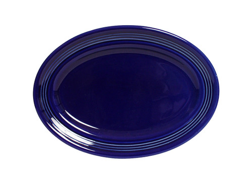 Tuxton CCH-116 Ceramic Cobalt Oval Platter (1 Dozen)