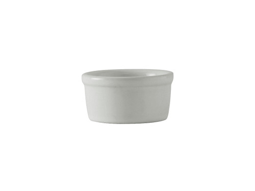 Tuxton BWX-025 3" 2-1/2 Oz. Ceramic White Round Ramekin (4 Dozen Per Case)