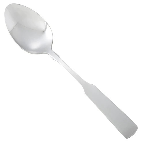 Winco 0025-03 7-3/16" 18/0 Stainless Steel Dinner Spoon (Contains 1 Dozen)