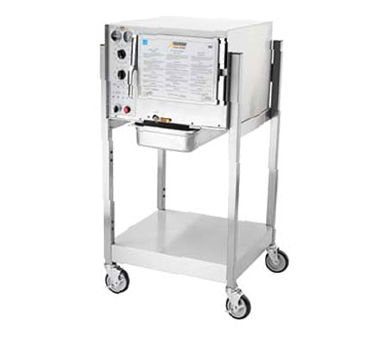 AccuTemp S32401D060 SGL 3 Pans Electric Steam'N'Hold Boilerless Convection Steamer - 240 Volts