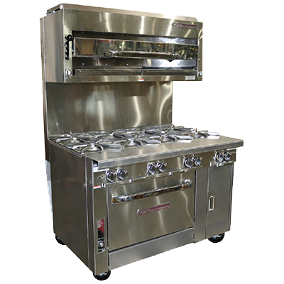 Southbend P48C-BBBB-NG 48" Natural Gas Heavy Duty Range - 280,000 BTU