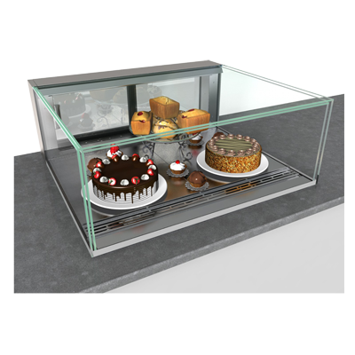 Structural Concepts NE3613RSV 35.75"W Reveal® Service Refrigerated Slide In Counter Case