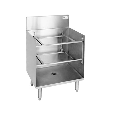 Glastender GRB-24 Stainless Steel Underbar Glass Rack Storage Unit - 24"W x 24"D