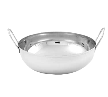 American Metalcraft BD87 8" 62 Oz. Stainless Steel Round Balti Dish