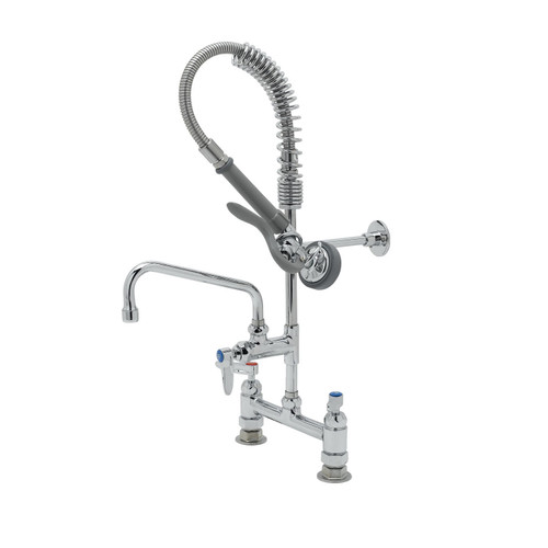 T&S Brass Mpx-8Dln-08-Cr Mini Pre-Rinse Unit 8"