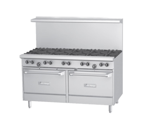 Garland U60-6G24RS 60" Gas U Series Restaurant Range - 266,000 BTU