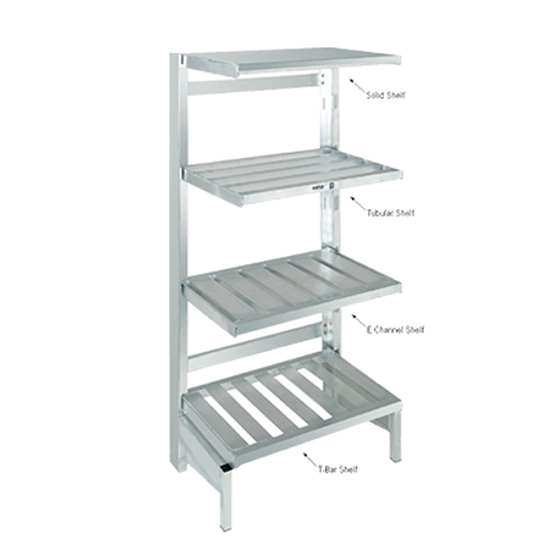 Channel SC2048 Shelf Solid 48"W Cantilevered Aluminum Construction