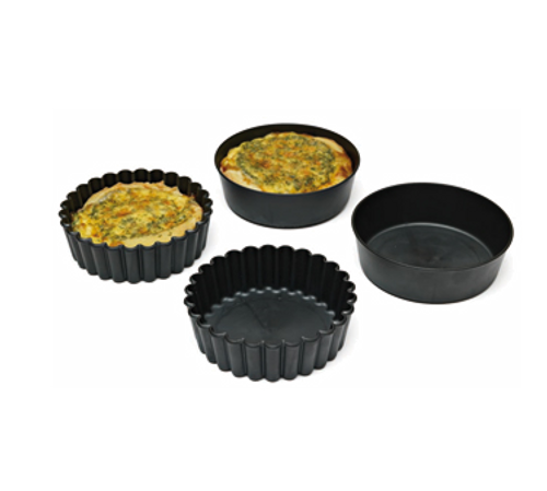 Matfer Bourgeat
 345151
 4" x 1.25"
 Round
 Composite
 ExoGlass Tart Mold - 1 Pack