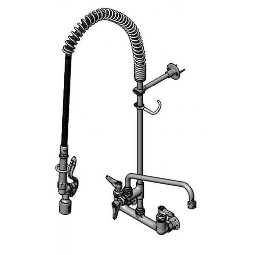 T&S Brass B-0133-12Crbcf1 Pre-Rinse Unit 8"