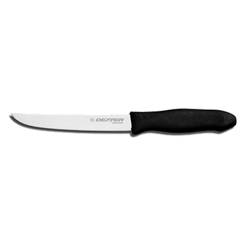 Dexter ST136 6" Black Sani-Safe Boning Knife with Polypropylene Handle