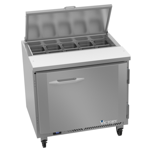 Victory VSP36HC-10 36" W One-Section One Door UltraSpec Series Sandwich Prep Table