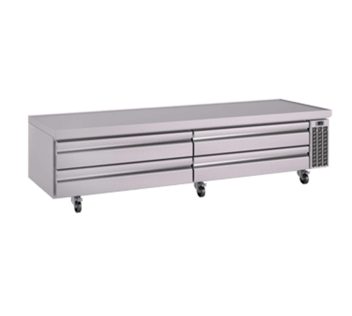 Infrico USA IUC-MSG96 97"W Four Drawer Refrigerated Equipment Stand