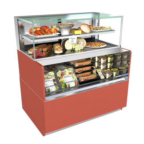 Structural Concepts NR4851RRSSV 47.75" W Reveal Combination Convertible Service Above Refrigerated Self-Service Case