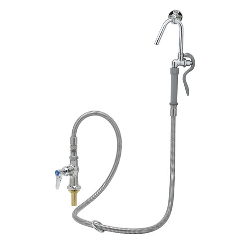T&S Brass B-0305-102A-Cr Pantry Base Faucet Single Deck Mount
