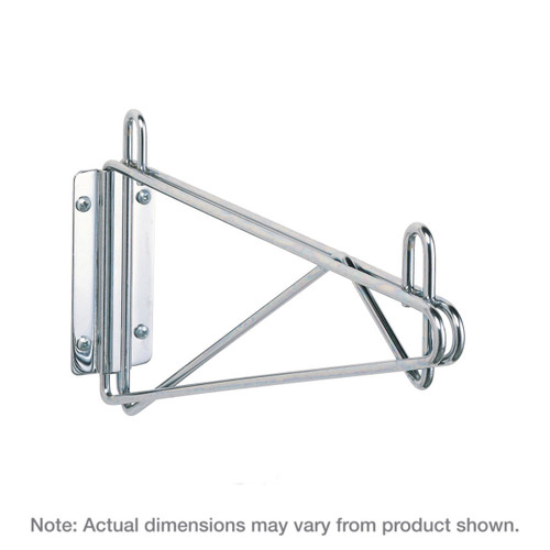 Metro 1Wd24S Super Erecta Direct Wall Mount Single Stainless