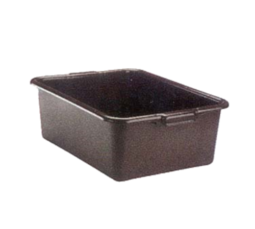 Vollrath 1527B-06 21-3/4" W x 15-1/2" D x 7" H Black Polyethylene 1- Compartment Traex Standard Bus Box