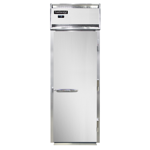 Continental Refrigerator D1FINSAE 35.5" W One-Section Solid Door Roll-In Designer Line Extra-High Freezer - 115 Volts