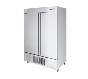 Infrico USA IRR-AN49BT 54.5" W Two-Section Solid Door Reach-In Freezer - 115 Volts
