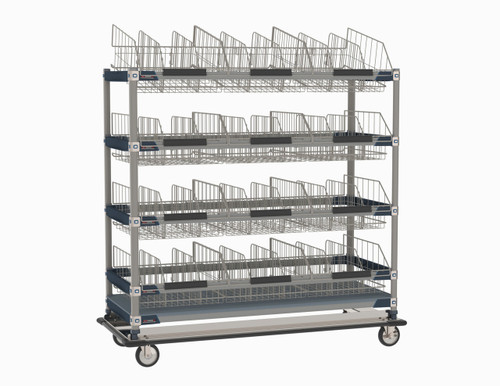 Metro MXIV6 Metromax I Sloped Basket Cart 60"W