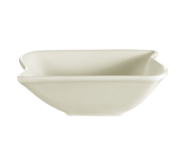 CAC China SOH-74 8 Oz. American White Ceramic Square Soho Bowl (3 Dozen Per Case)