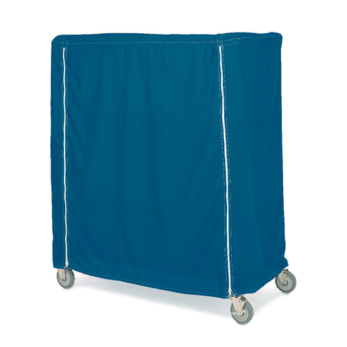 Metro 24X36X74Vucmb Metro Cart Cover 36"W Uncoated Denier Nylon With Velcro Fastener Mariner Blue