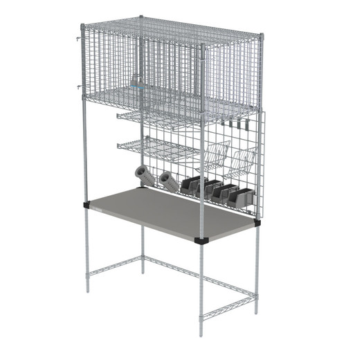 Metro CR2448MGR Manager's Station 48"W x 24"D x 82"H