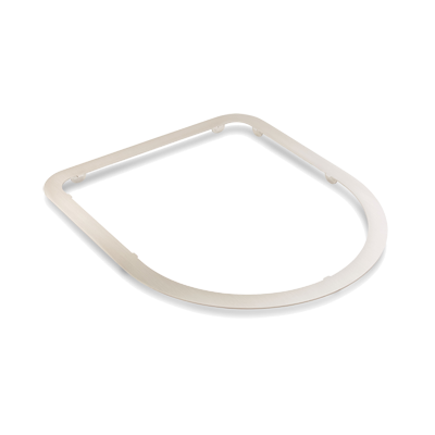 Vollrath 69584 Stainless Steel Half Oval Induction Adapter Plate Induction Wok Range