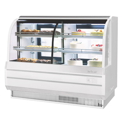 Turbo Air TCGB-72CO-W(B)-N 72.5" W Combi Dry and Refrigerated Bakery Case